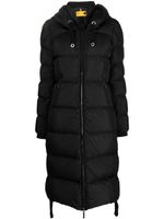 Parajumpers Marion logo-patch padded coat - Noir - thumbnail