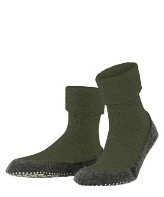 Falke Cosyshoe Slof Heren Dark Moss 45-46