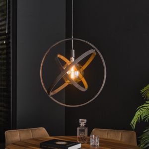 LifestyleFurn Hanglamp 'Marshay' Artic Black