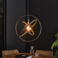LifestyleFurn Hanglamp 'Marshay' Artic Black