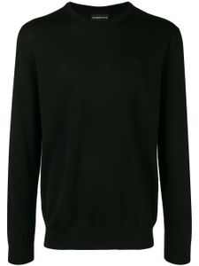 Emporio Armani pull ajusté classique - Noir