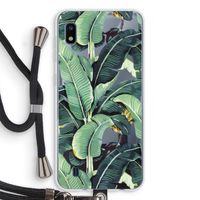 Bananenbladeren: Samsung Galaxy A10 Transparant Hoesje met koord Bananenbladeren: Samsung Galaxy A10 Transparant Hoesje met koord