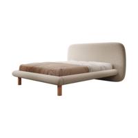 Meubella Tweepersoonsbed Udex - Beige - 160x200 cm - thumbnail