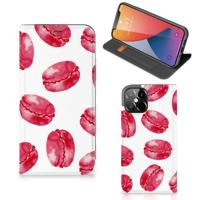 iPhone 12 Pro Max | Flip Style Cover | Pink Macarons