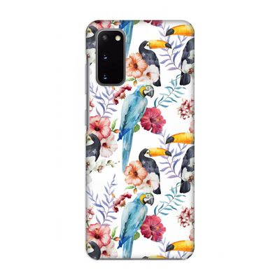 Bloemen tukan: Volledig geprint Samsung Galaxy S20 Hoesje