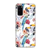 Bloemen tukan: Volledig geprint Samsung Galaxy S20 Hoesje