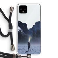 Wanderlust: Pixel 4 XL Transparant Hoesje met koord
