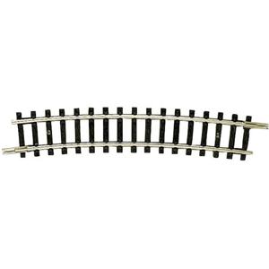 N Fleischmann rails (zonder ballastbed) 22225 Gebogen rails 15 ° 329 mm 12 stuk(s)