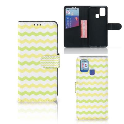 Samsung Galaxy M31 | Telefoon Hoesje | Waves Yellow