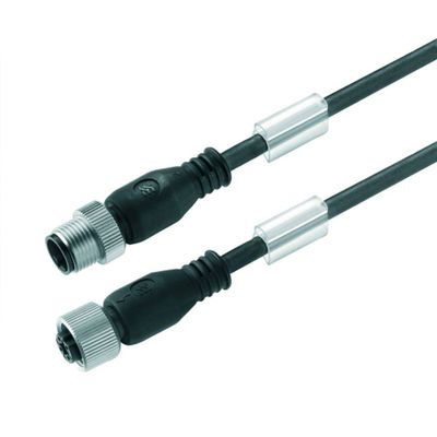 Weidmüller 1057850300 Sensor/actuator connector, geassembleerd M12 Aantal polen (sensoren): 5 Stekker, recht, Bus, recht 3.00 m 1 stuk(s)