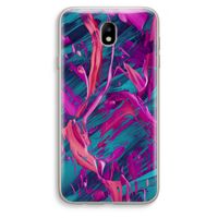 Pink Clouds: Samsung Galaxy J7 (2017) Transparant Hoesje