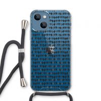 Crazy shapes: iPhone 13 mini Transparant Hoesje met koord