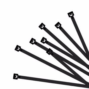 Kabelbinders zwart 200 x 2,5 mm 100 stuks   -