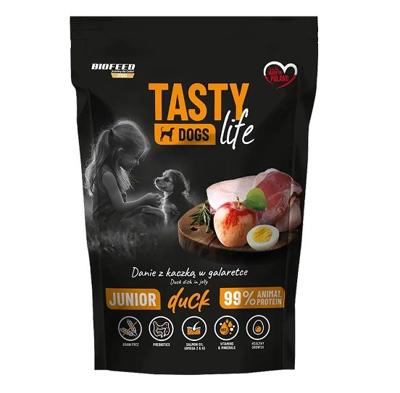 BIOFEED Tasty Dogs Life Junior Duck - natvoer voor honden - 500g