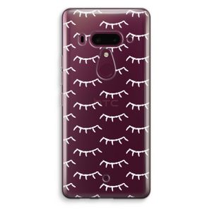 Wimpers: HTC U12+ Transparant Hoesje