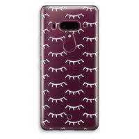 Wimpers: HTC U12+ Transparant Hoesje Wimpers: HTC U12+ Transparant Hoesje