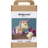 Creativ Company Hobbyset amigurumi, eenhoorn, regenboogkleuren, 1 doos