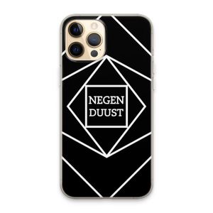 Negenduust geometrisch: iPhone 13 Pro Max Transparant Hoesje