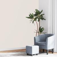 VidaXL Vliesbehang 3d effen 10x0,53 m crèmekleurig
