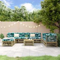 9-delige Loungeset geïmpregneerd grenenhout