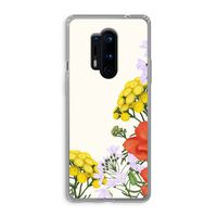 Wilde bloemen: OnePlus 8 Pro Transparant Hoesje