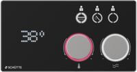 Schutte AQUADOT Digitaal douchesysteem met Smart Control | Chroom/mat zwart - 60499