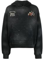 AMIRI hoodie à bords nervurés Vintage Tiger - Noir