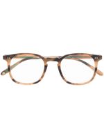 Garrett Leight lunettes de vue à monture carrée - Marron
