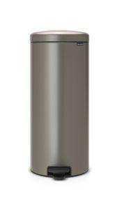 Brabantia newIcon pedaalemmer 30 liter met kunststof binnenemmer - Platinum