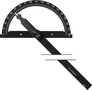 Promat Hoekmeter | gradenboog-d. 300 mm | beenlengte 500 mm - 4000858575 4000858575
