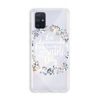 Diamonds: Galaxy A71 Transparant Hoesje