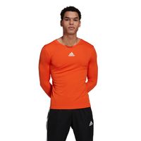 adidas Team Ondershirt Lange Mouwen Oranje adidas Team Ondershirt Lange Mouwen Oranje