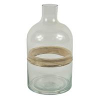 Vaas glas transparant 22 cm 3 delig | 9 stuks