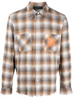 AMIRI chemise à carreaux - Orange