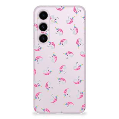 TPU bumper voor Samsung Galaxy S24 Plus Unicorns TPU bumper voor Samsung Galaxy S24 Plus Unicorns