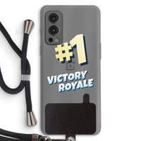 Victory Royale: OnePlus Nord 2 5G Transparant Hoesje met koord