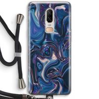 Mirrored Mirage: OnePlus 6 Transparant Hoesje met koord