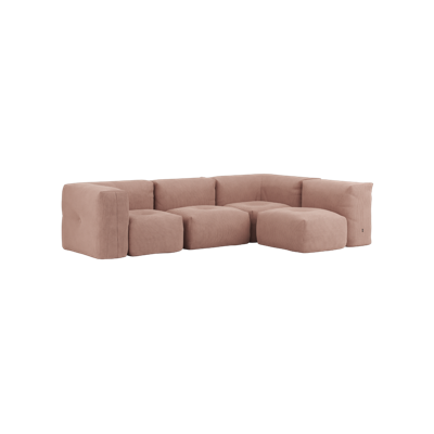 Soft Sofa Indoor - 4 Seater Corner Sofa - Oransje - SACKit