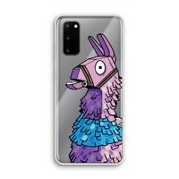 Lama: Samsung Galaxy S20 Transparant Hoesje