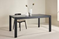 Nohr Uitschuifbare Eettafel 'Cederick' Eikenhout, 170/210/250 x 95cm, kleur Zwart