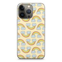 Regenboog: iPhone 13 Pro Transparant Hoesje