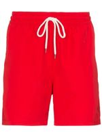 Polo Ralph Lauren short de bain Traveller à lien de resserrage - Rouge - thumbnail