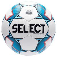 Select Voetbal Numero 10 - Wit/Blauw - thumbnail