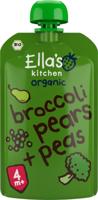 Ella&apos;s Kitchen Broccoli pears and peas 4+ maanden bio