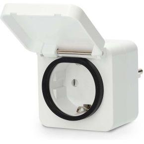 SmartLife Slimme Stekker | Wi-Fi | IP44 | 3680 W | Randaarde stekker | -25 - 55 °C | Android / IOS