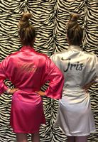 Kimono met glitterbedrukking