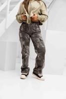 Malelions Straight Leg Camouflage Broek Dames Donkergrijs - Maat S - Kleur: Donkergrijs | Soccerfanshop
