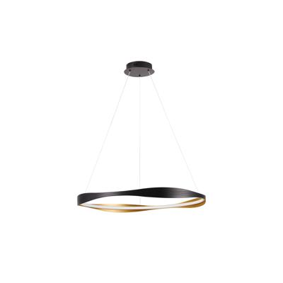 Lyora Design hanglampDobi Ø 80cm zwart met goud - 9030643