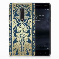 Nokia 5 TPU Case Beige Flowers - thumbnail