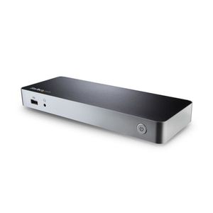 StarTech.com MST30C2HHPDU USB 3.0 (3.1 Gen 1) Type-C Zwart, Zilver notebook dock & poortreplicator